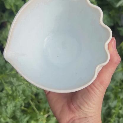 White Wave Matcha Bowl