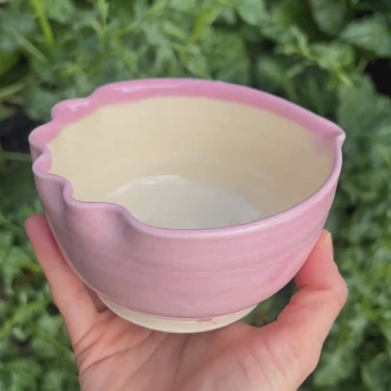 Pink Wave Matcha Bowl